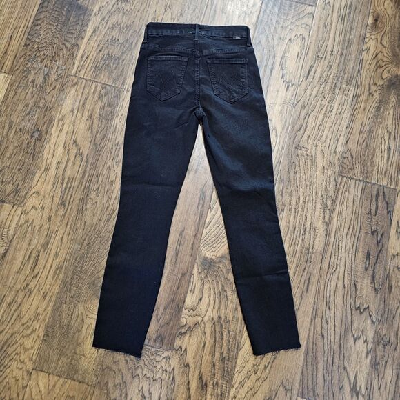 Mother Denim Sz 25 High Waisted Looker Ankle Fray Guilty Flash Beaded MSRP $238 - Picture 7 of 12